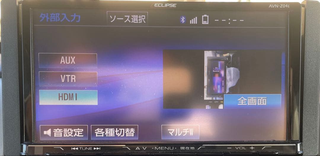 イクリプス　フルセグナビ　Z04i