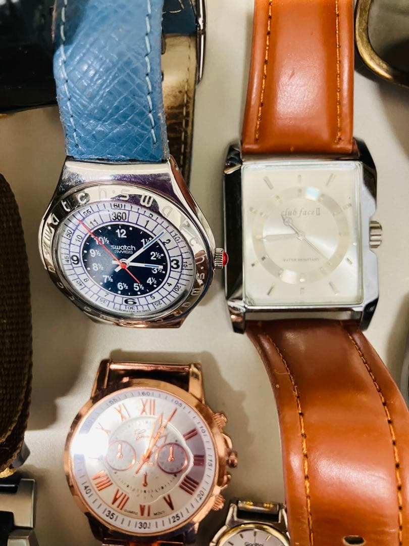 腕時計ジャンク34個 CASIO シチズンswatch 他