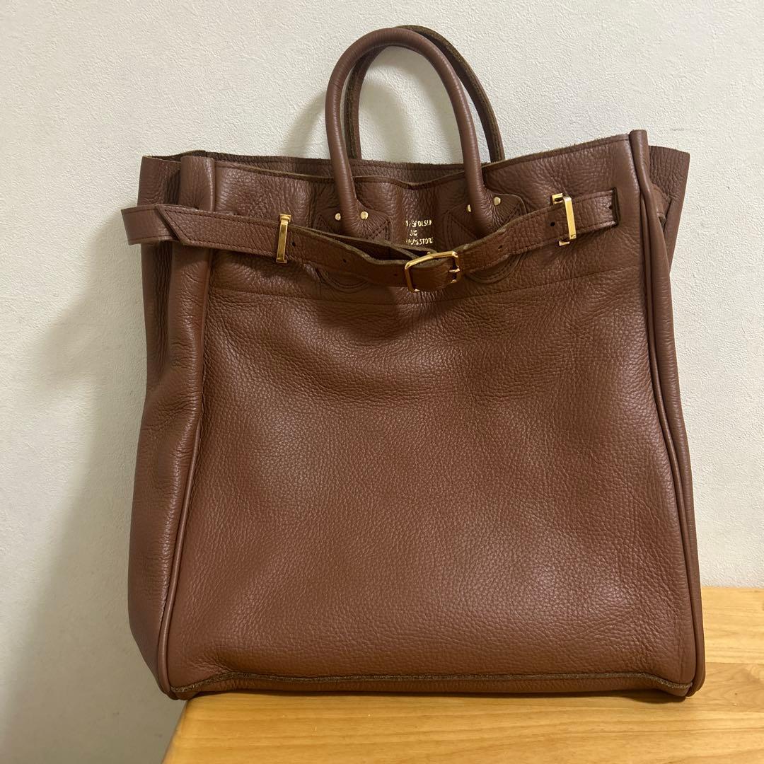 ヤングアンドオルセン フレームワーク 別注 レザートートバッグ ブラウン A4