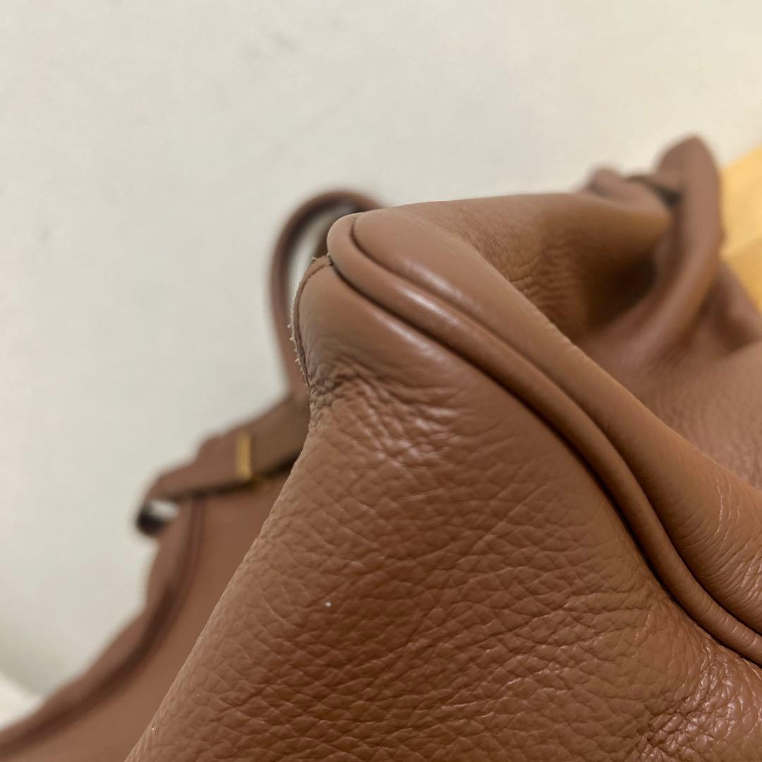 ヤングアンドオルセン フレームワーク 別注 レザートートバッグ ブラウン A4