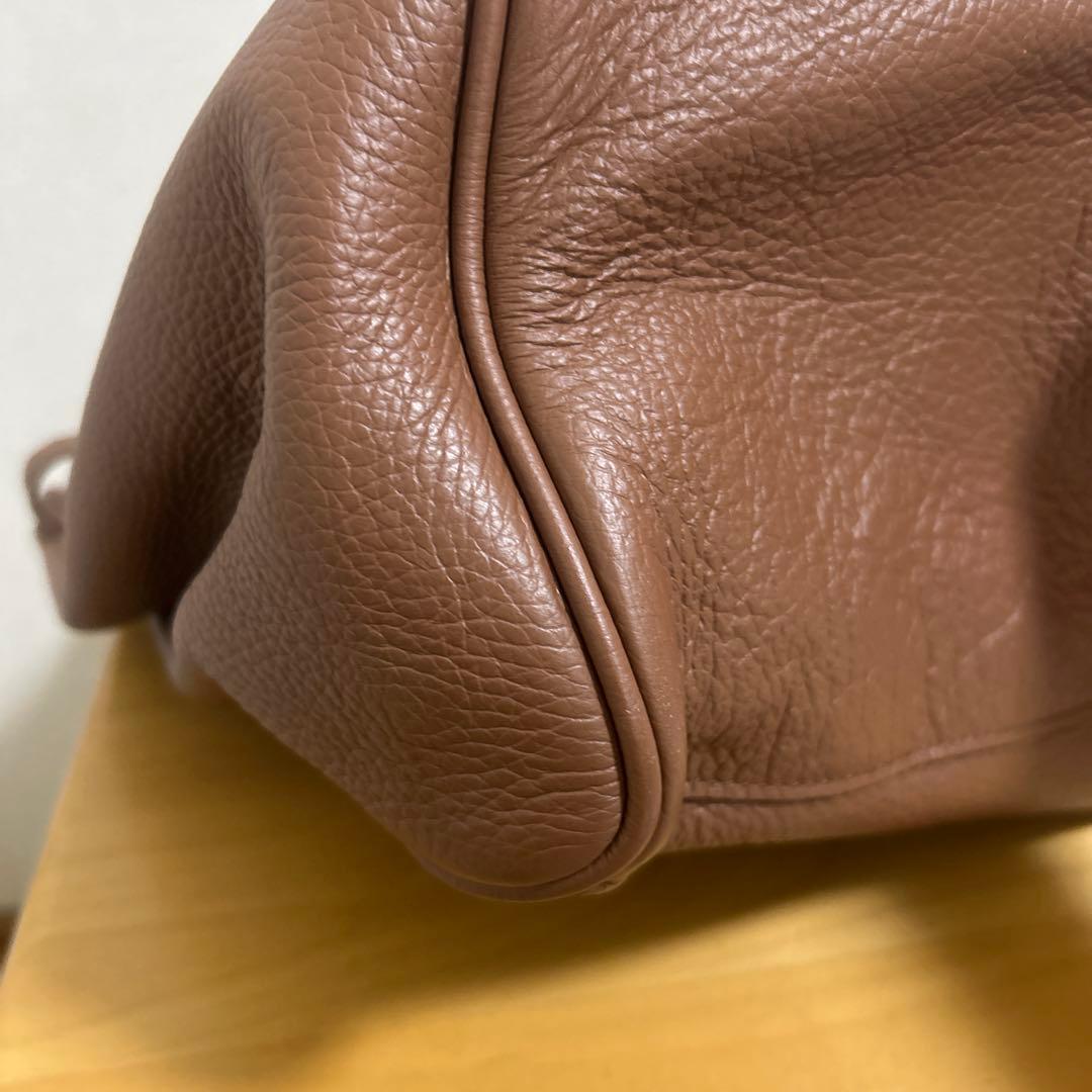 ヤングアンドオルセン フレームワーク 別注 レザートートバッグ ブラウン A4