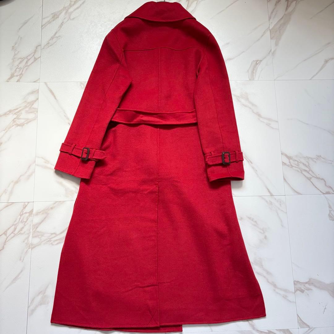 未使用級◆マックスマーラ クチートアマーノ ダブルフェイス ロング コート L