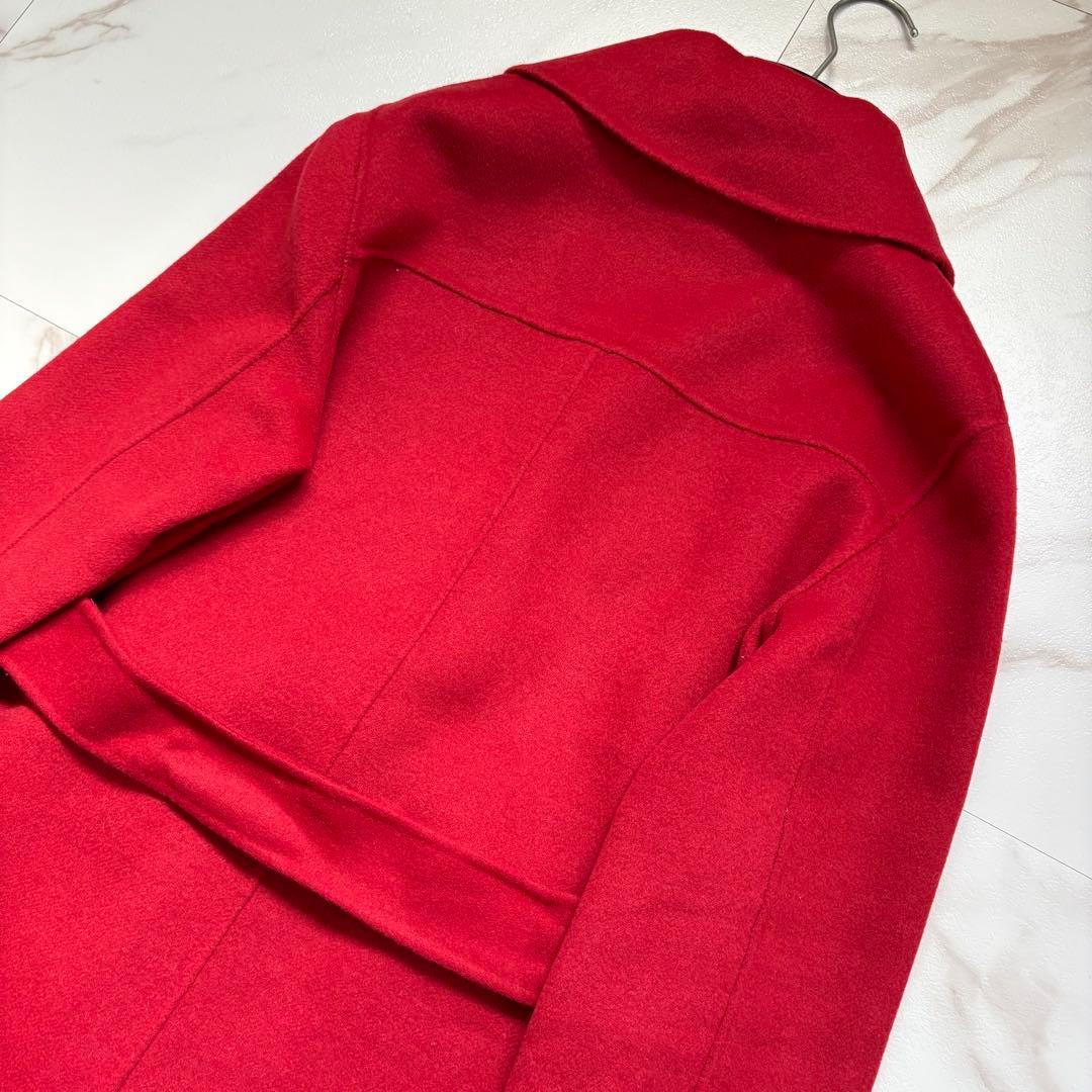 未使用級◆マックスマーラ クチートアマーノ ダブルフェイス ロング コート L