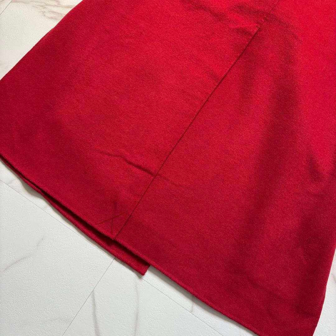 未使用級◆マックスマーラ クチートアマーノ ダブルフェイス ロング コート L