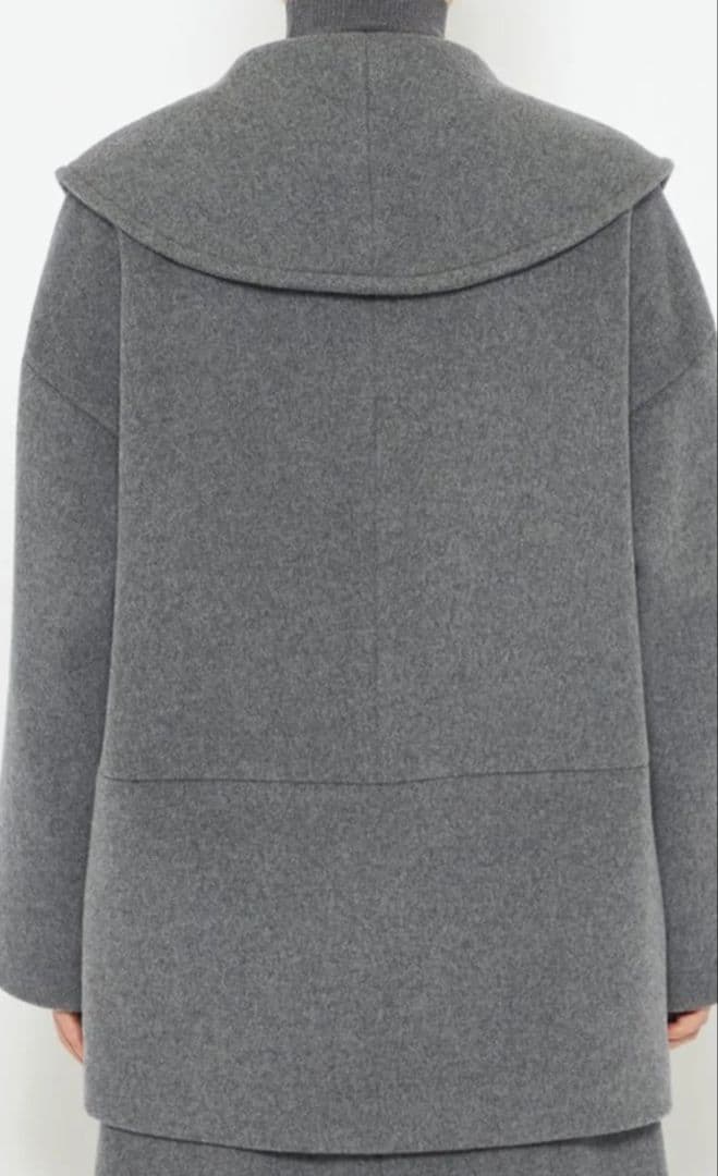 極美品✨アンクレイヴ　撥水プルーフメルトン　ビッグカラーコート　オンワード樫山