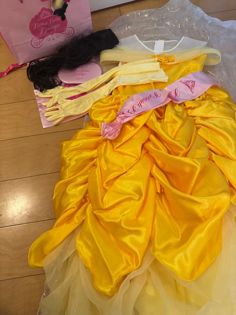 ビビデバビデブティック　ベル　ドレスセット　150 ディズニー　美女と野獣