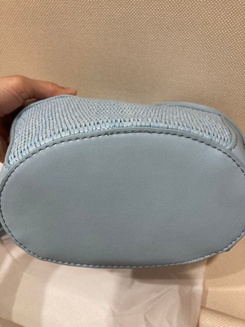 マルニ　MARNI ライトブルー　かごバッグ　トロピカリア