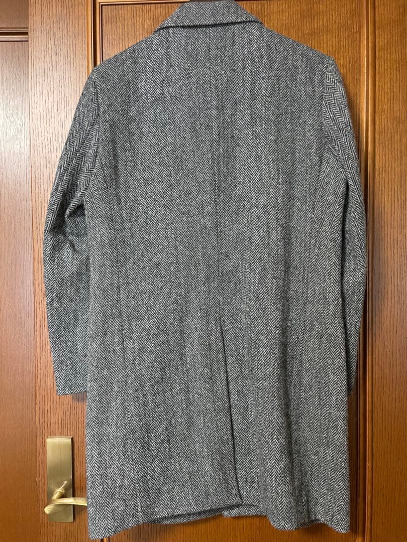 ハリスツイード生地アーバンリサーチ ロッソ　チェスターコート