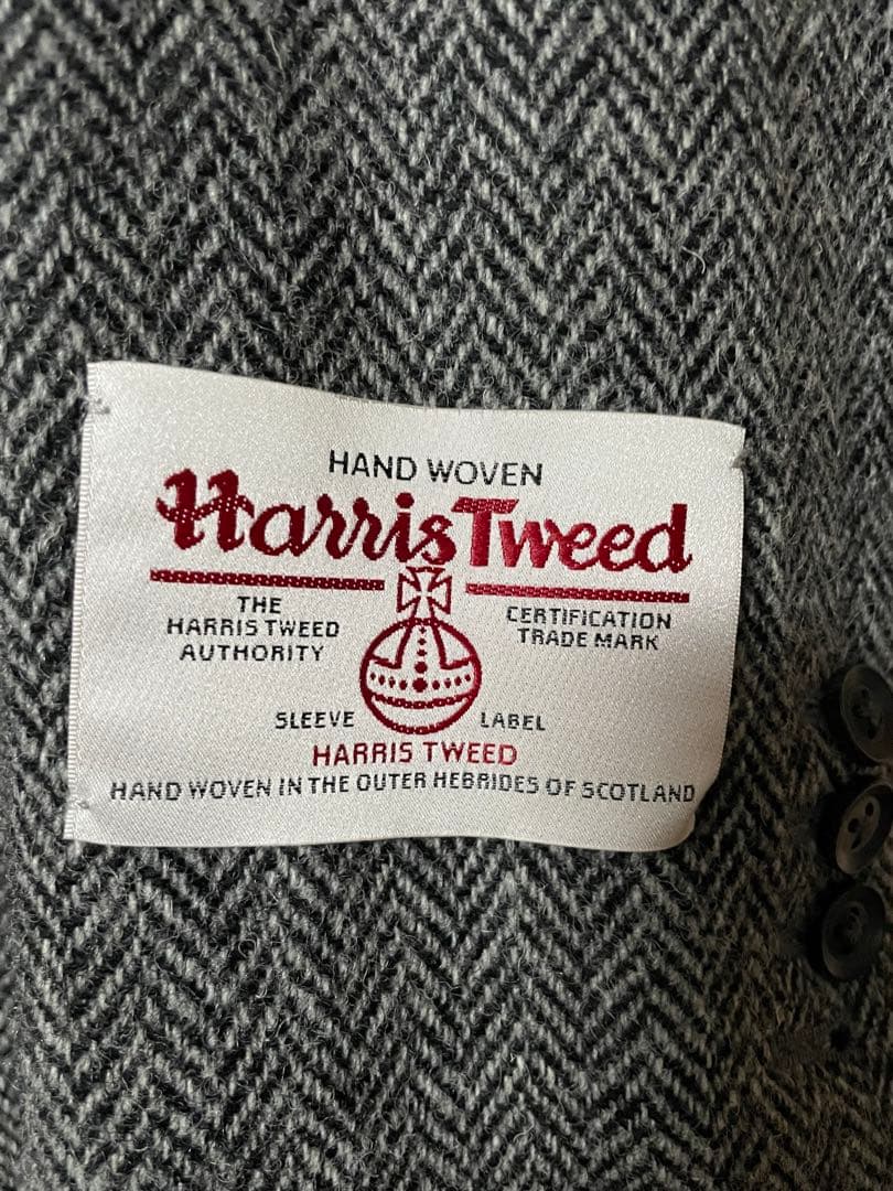 ハリスツイード生地アーバンリサーチ ロッソ　チェスターコート