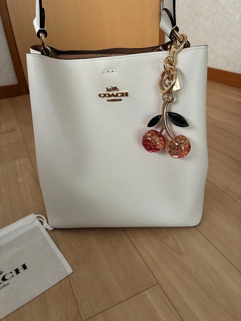 【新品】コーチ　さくらんぼ　キーホルダー　チェリー　バッグチャーム