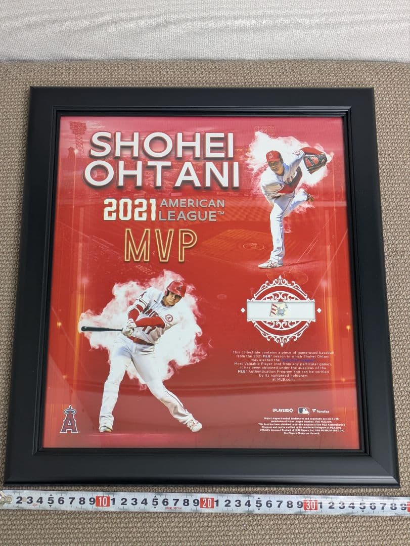 SHOHEI OHTANI 2021 MVP 記念品　フォトフレーム　大谷翔平