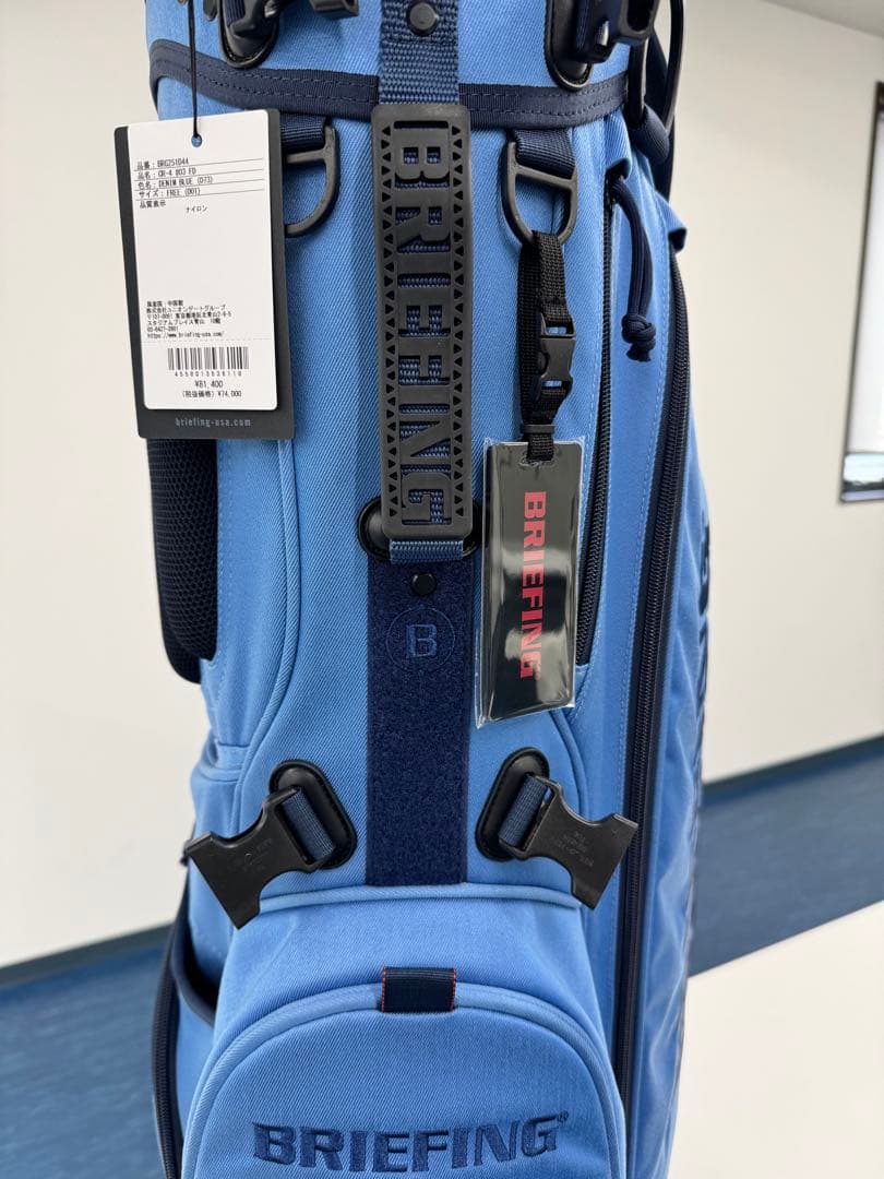 BRIEFING GOLF キャディバッグ DENIM BLUE