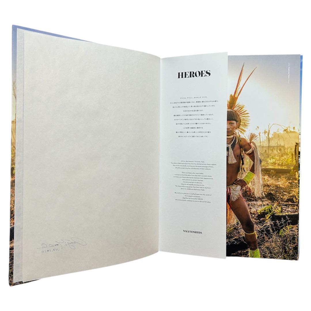写真集 HEROES 初回限定版 ヨシダナギ 直筆サイン入り
