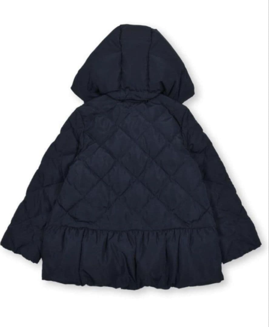 ★新品★BEBE キルティングダウンコート　140　ネイビー