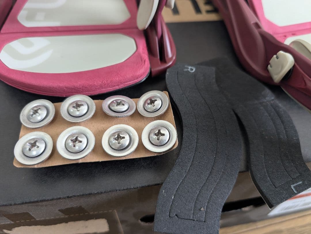 FLUX GS サイズ：SM スノーボードビンディング マルーン