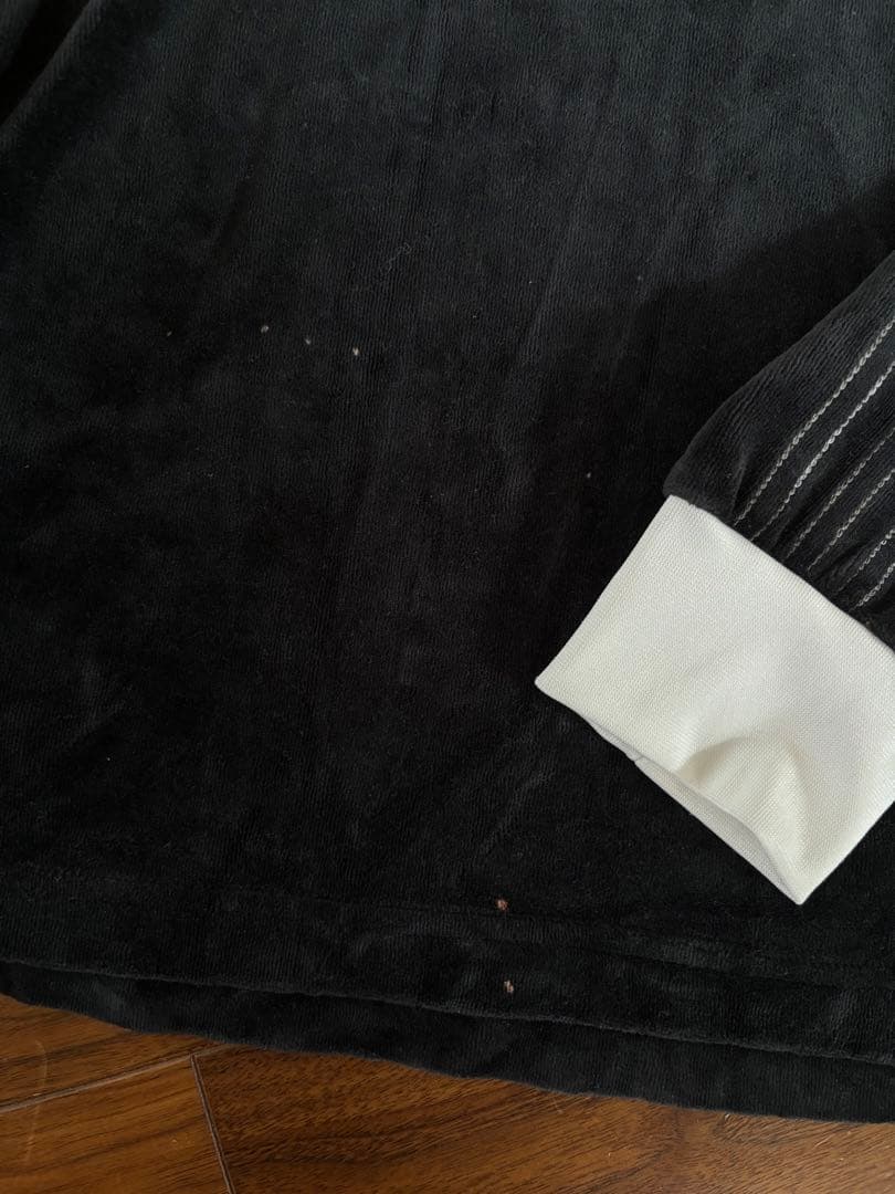 アレキサンダーワン x アディダス　ベロアポロシャツ