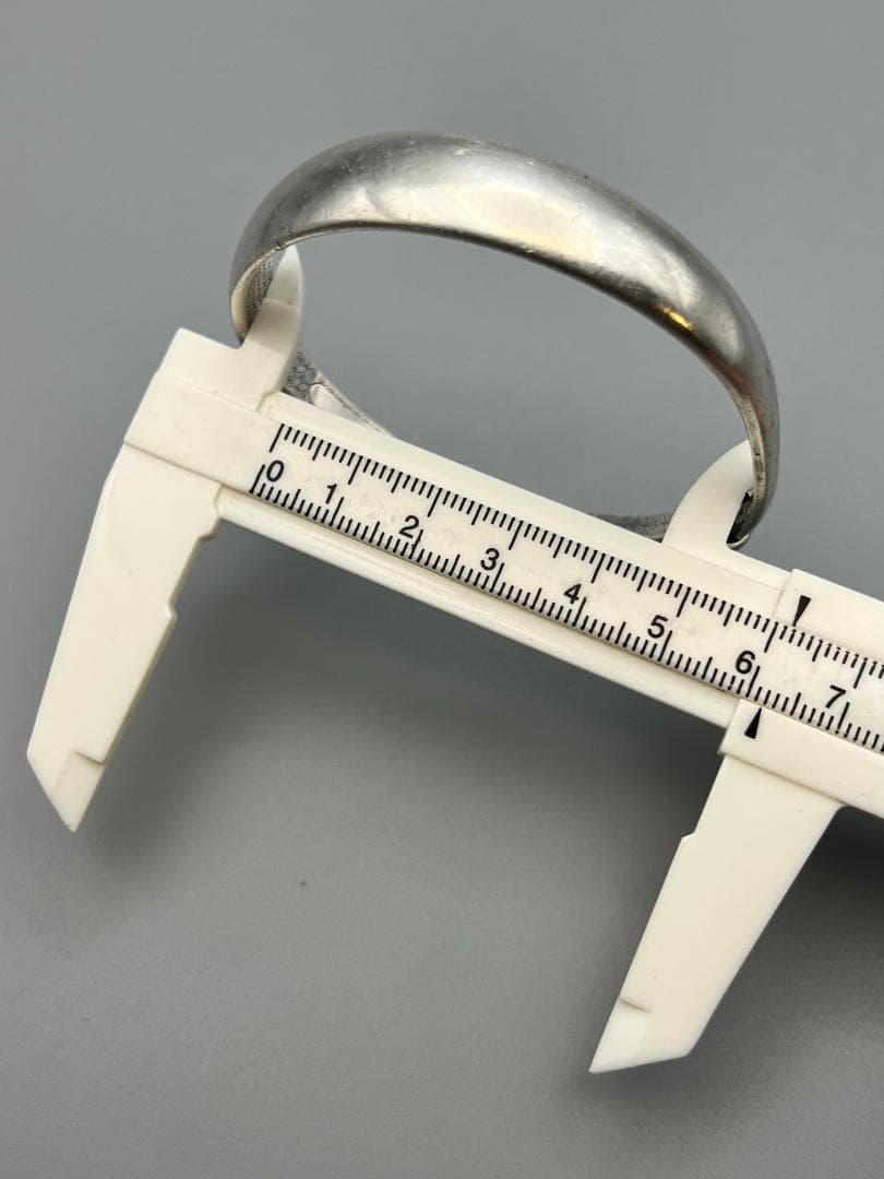 【海】足銀999刻印　バングル　プレスレット　重量約40.8g