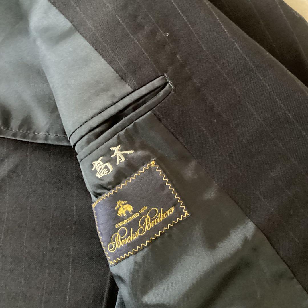 ブルックスブラザーズ　スーツセットアップ　ネイビー　紺　ストライプ