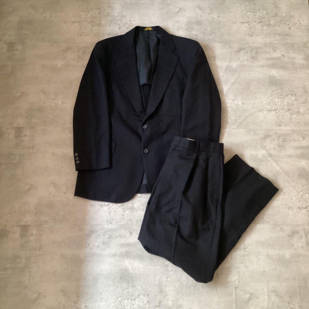 ブルックスブラザーズ　スーツセットアップ　ネイビー　紺　ストライプ