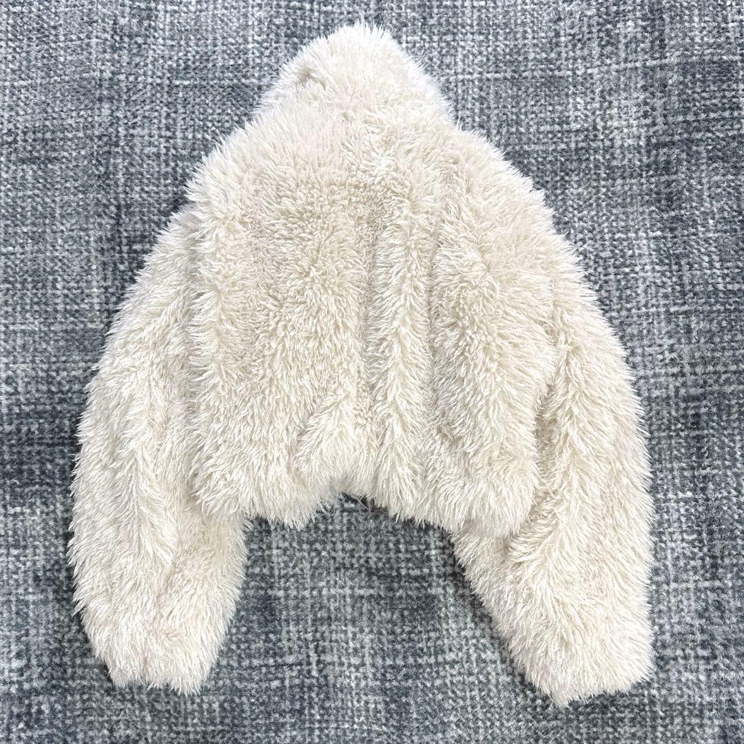 新品タグ付 完売品 チコ Chico プードルコート アイボリー ファーコート