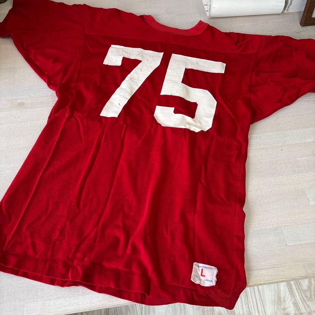 Champion フットボールシャツ　70's〜80's後期バータグ