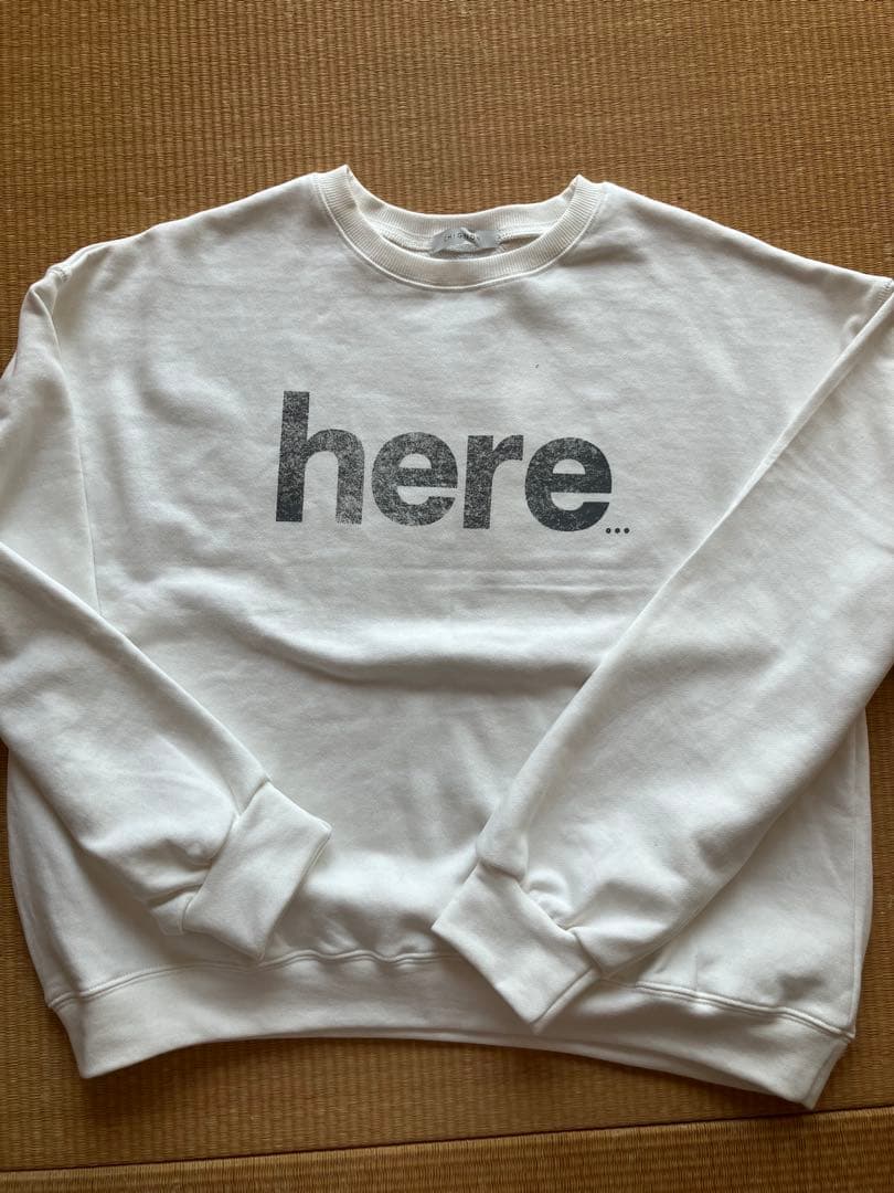 2026SS シニヨン　新品未使用　スウェット