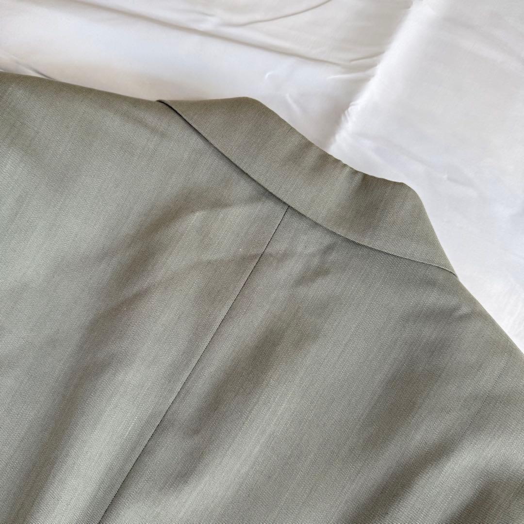 【美品】ジョルジオアルマーニ 3Bスーツセットアップ メンズ グレー 46