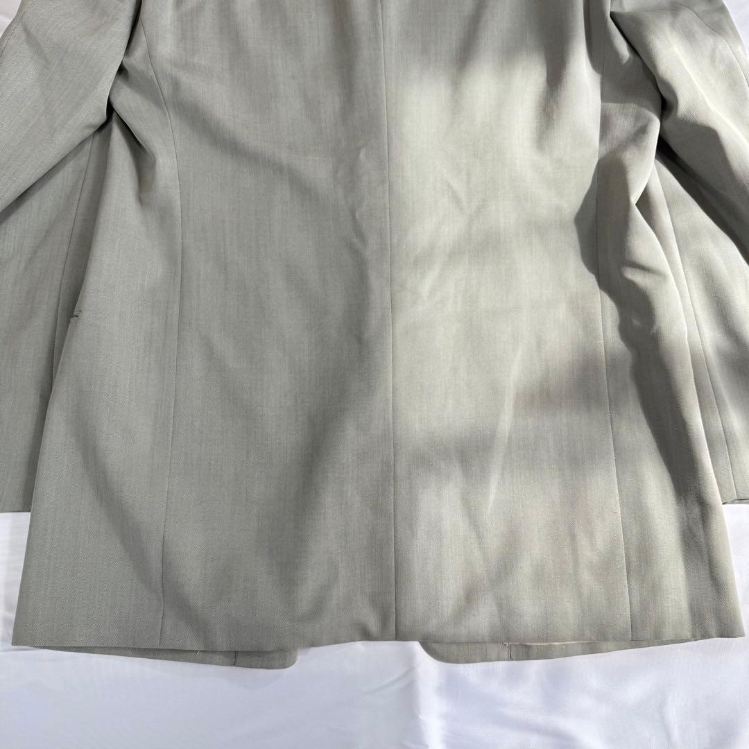 【美品】ジョルジオアルマーニ 3Bスーツセットアップ メンズ グレー 46