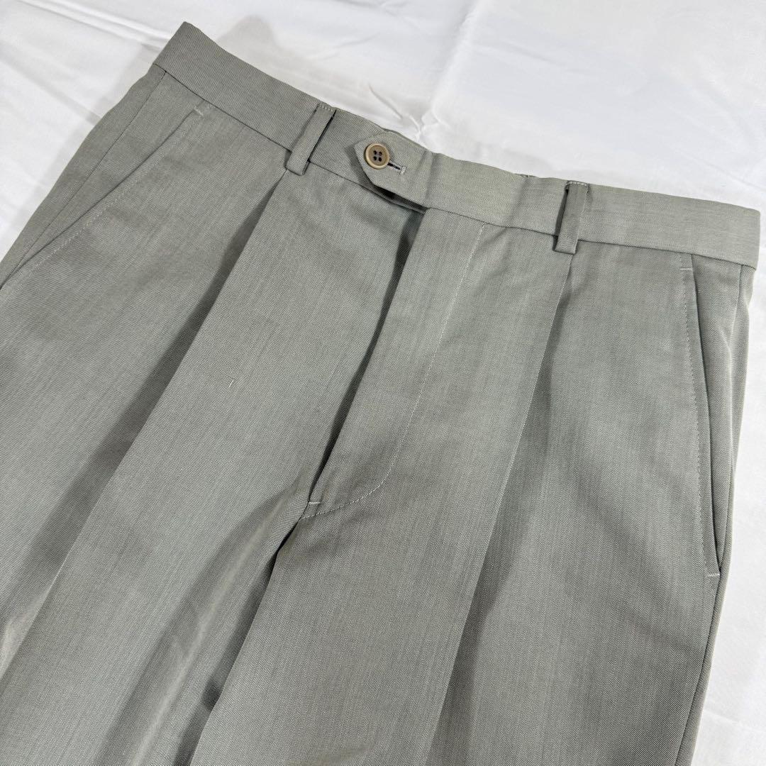 【美品】ジョルジオアルマーニ 3Bスーツセットアップ メンズ グレー 46