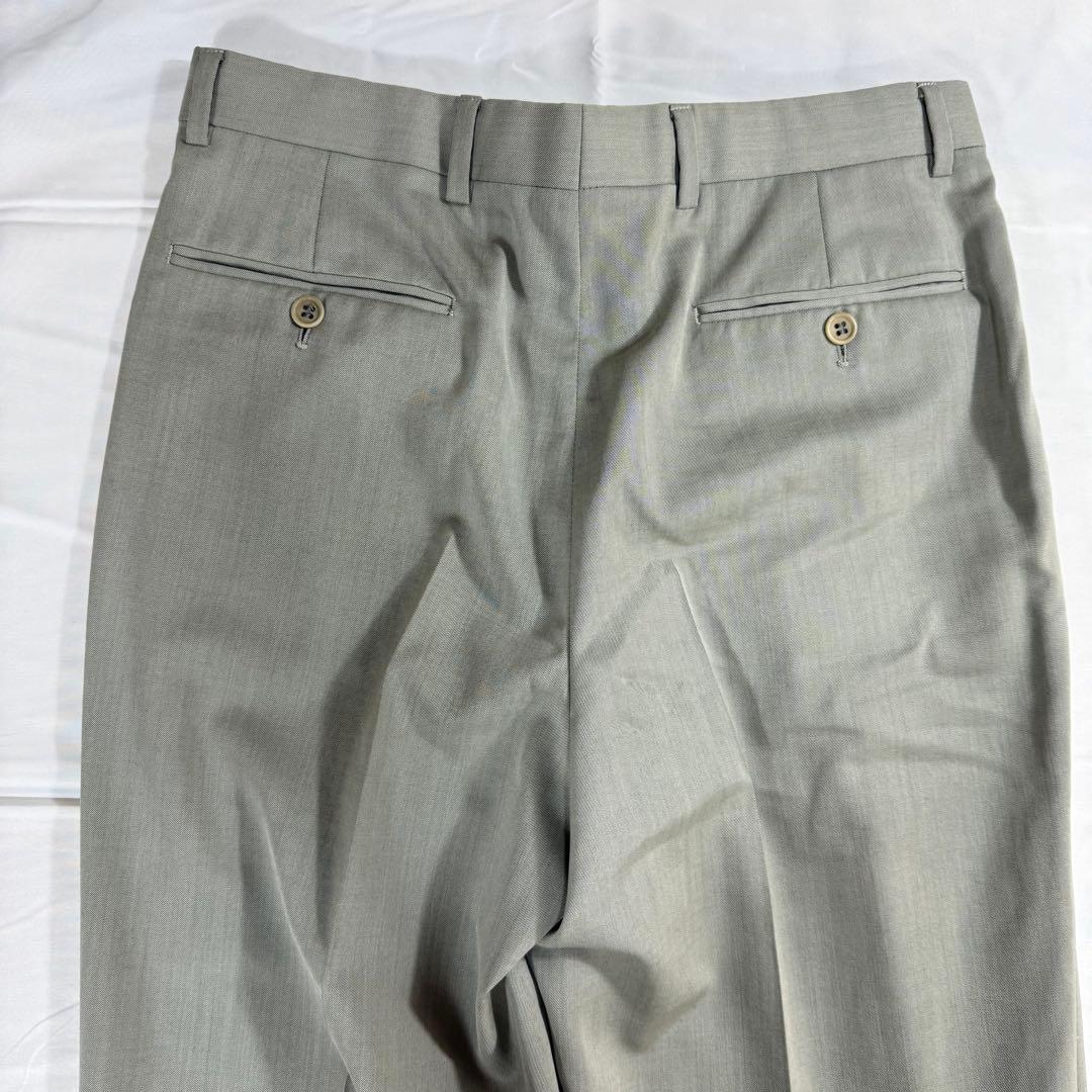 【美品】ジョルジオアルマーニ 3Bスーツセットアップ メンズ グレー 46