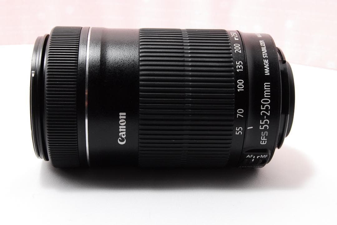 〓望遠レンズ〓キヤノン EF-S 55-250mm F4-5.6 IS STM