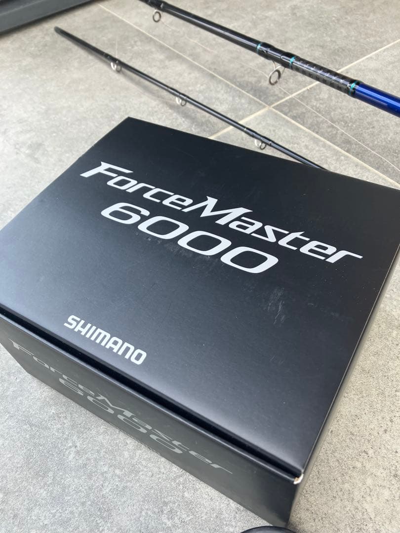 SHIMANO FORCE MASTER 6000 釣り　電動リール　竿