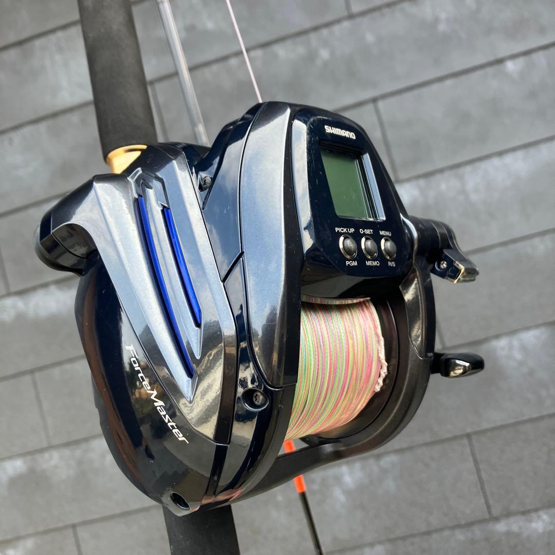 SHIMANO FORCE MASTER 6000 釣り　電動リール　竿