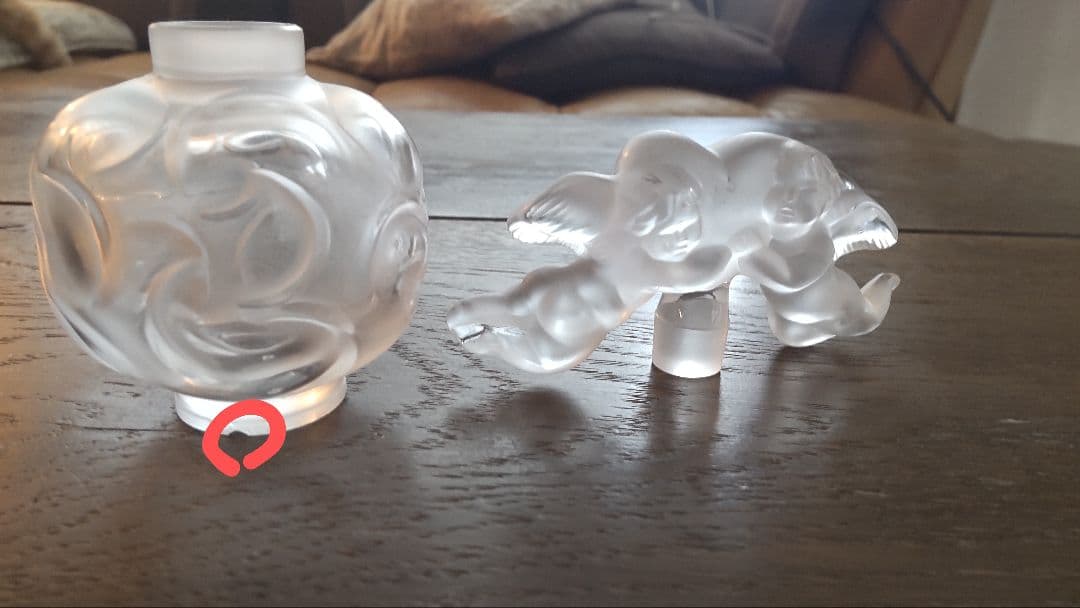 ルネラリック LALIQUE 香水瓶&クリスマスオーナメント 天使