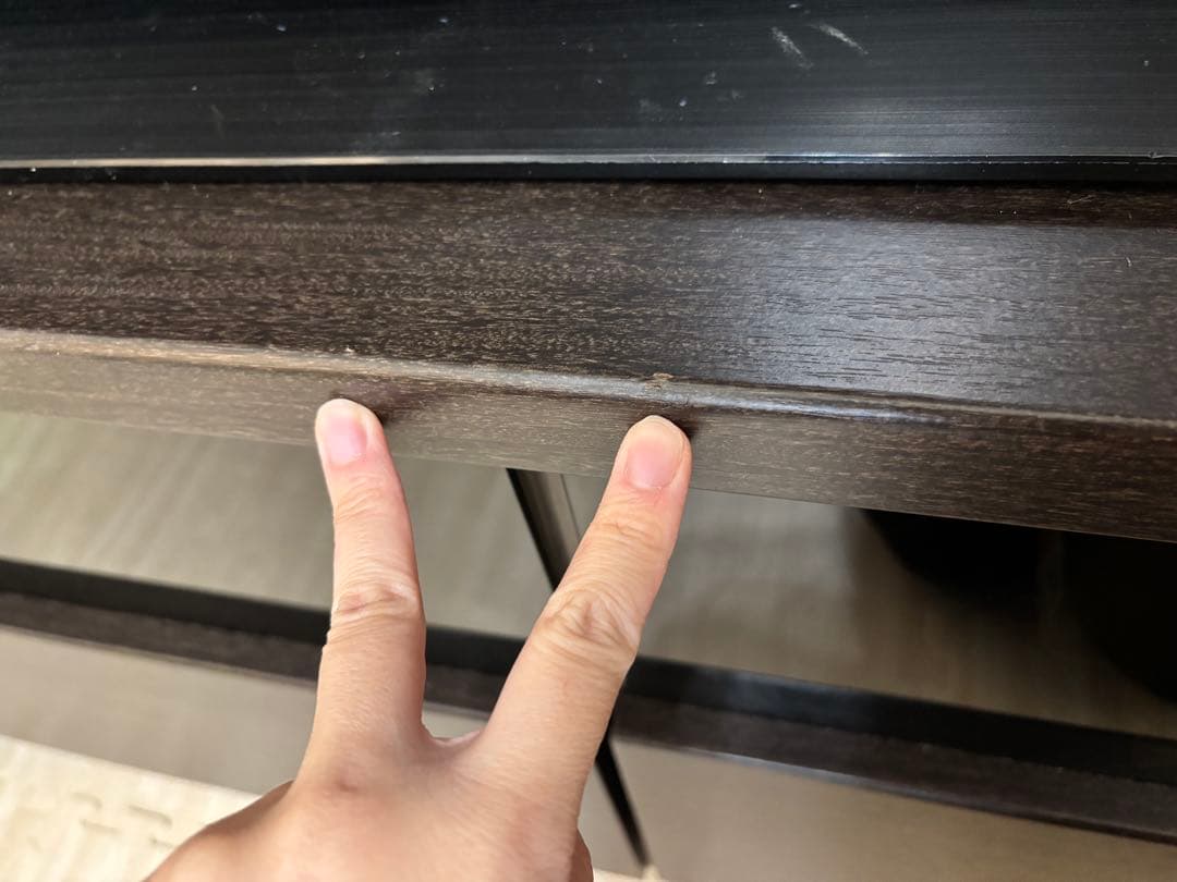 ニトリ　テレビボード(Nウォーレン 120)ダークブラウン テレビボード