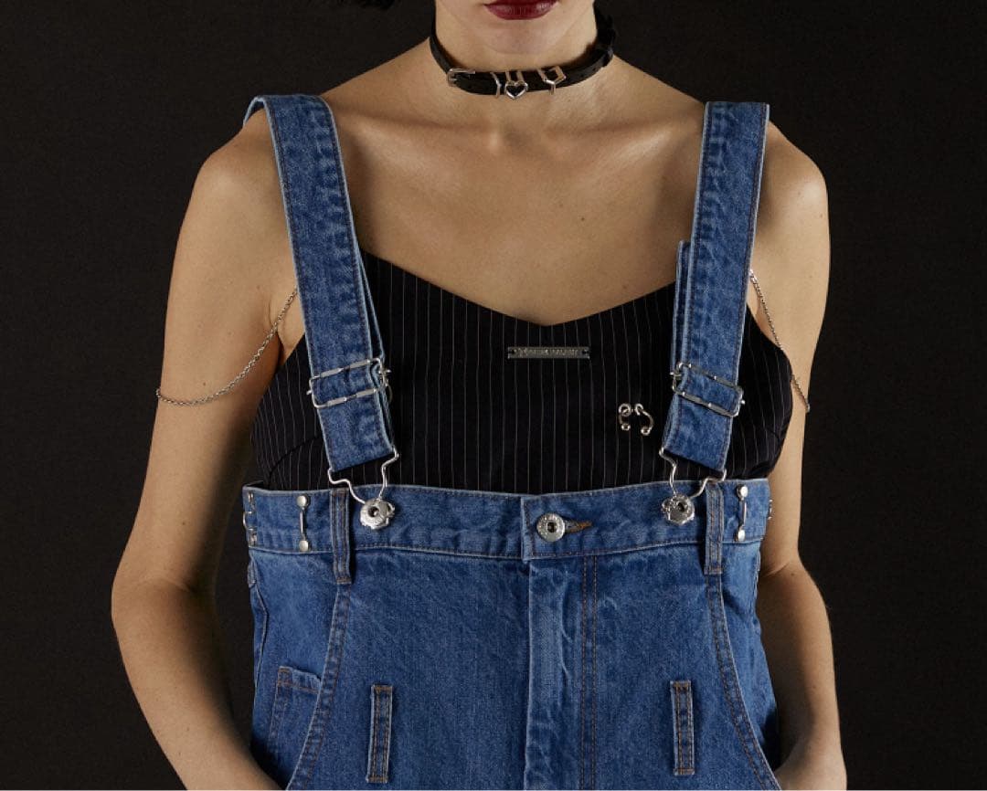 【美品】PRANK PROJECT 2WAYサロペット　オーバーオール　デニム