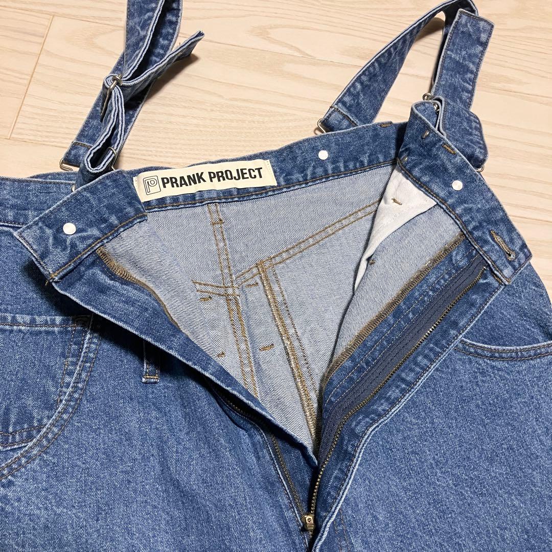 【美品】PRANK PROJECT 2WAYサロペット　オーバーオール　デニム