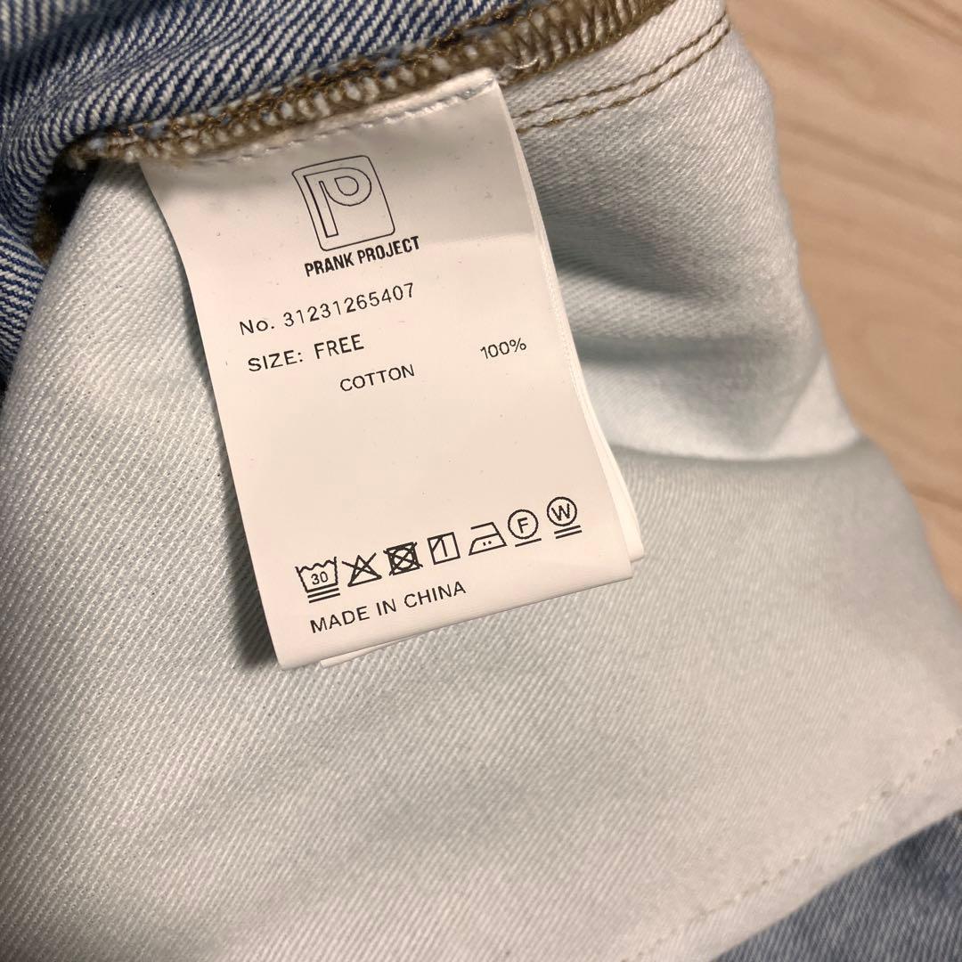 【美品】PRANK PROJECT 2WAYサロペット　オーバーオール　デニム