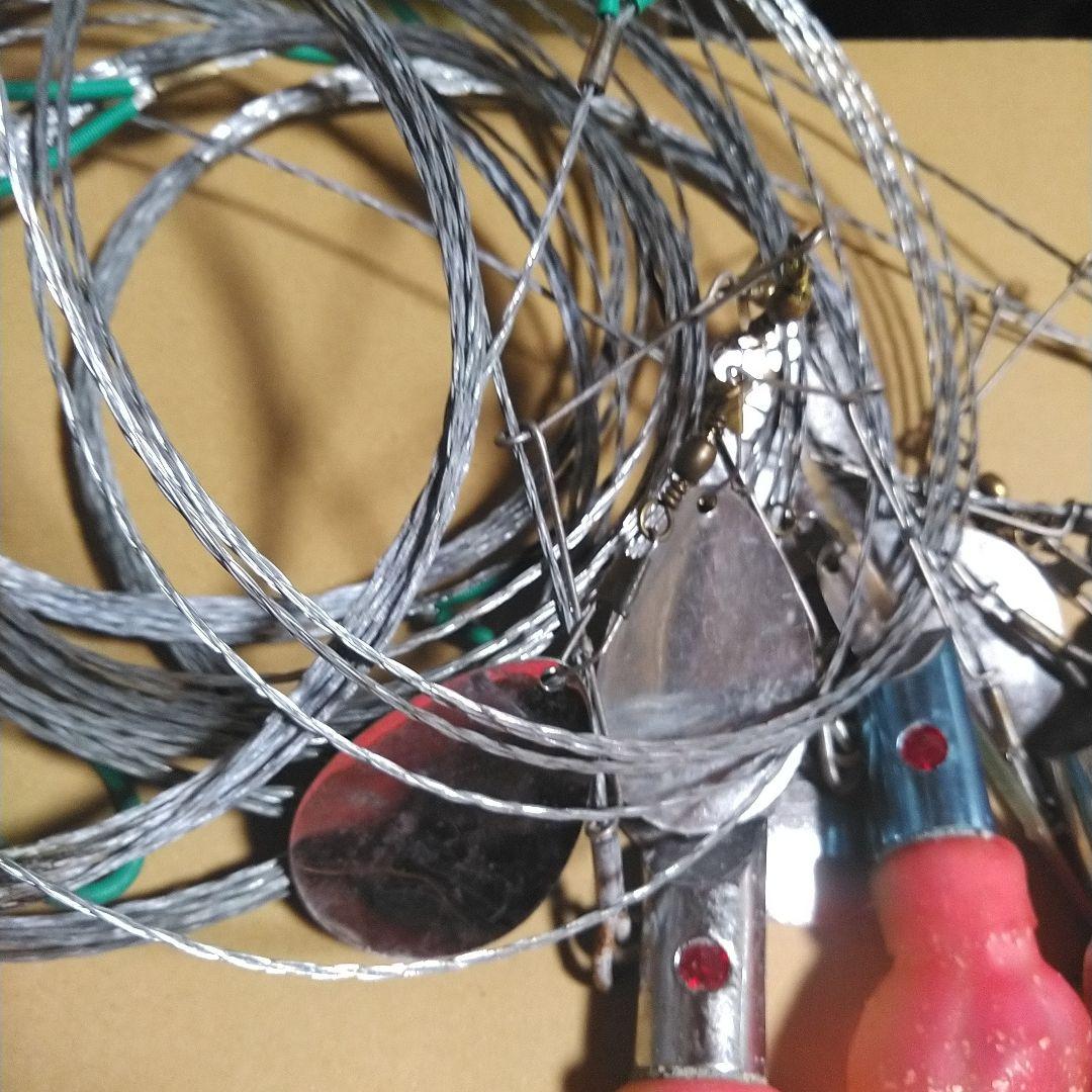 トローリング用　ルアー　スピナーブレード付き　7個セット