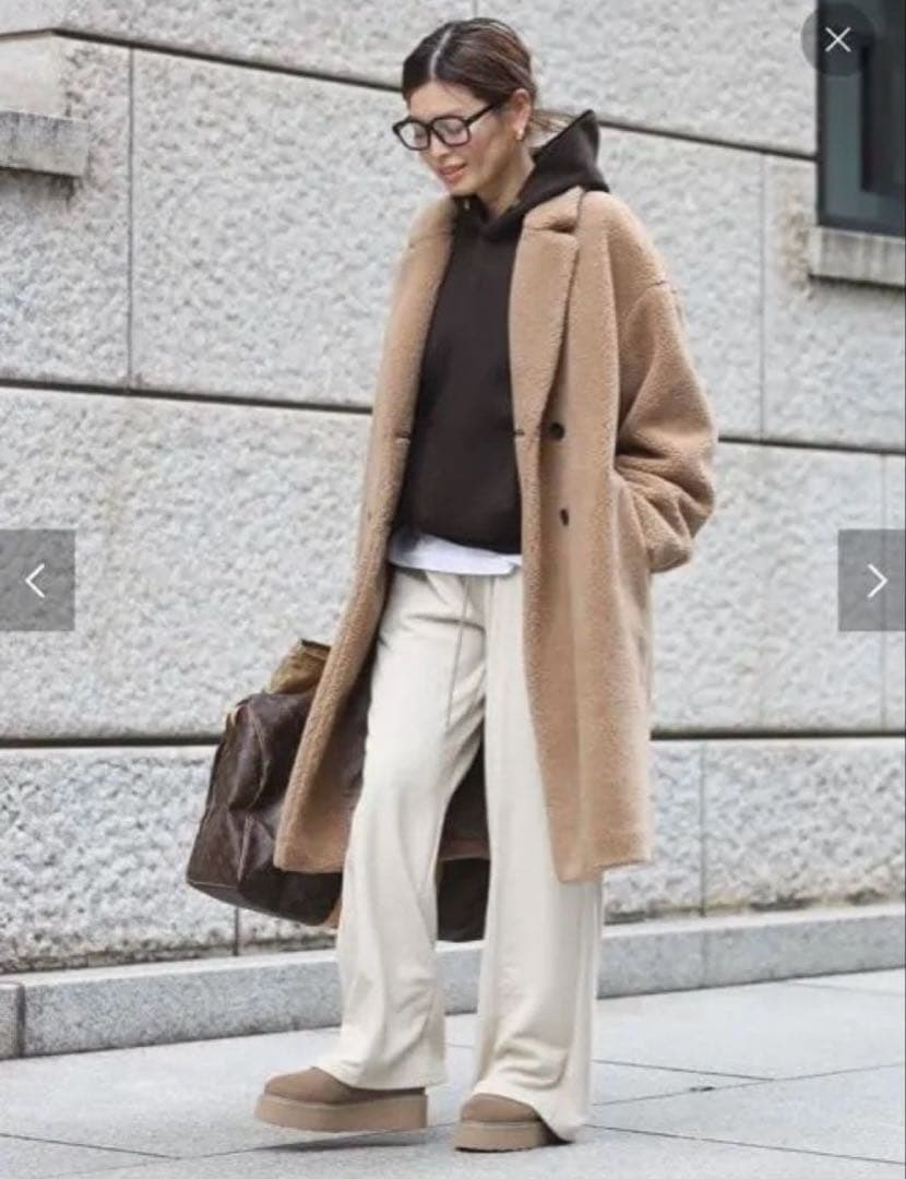 EVERYDAY I LIKE. Oversized Hoodie/ブラウン