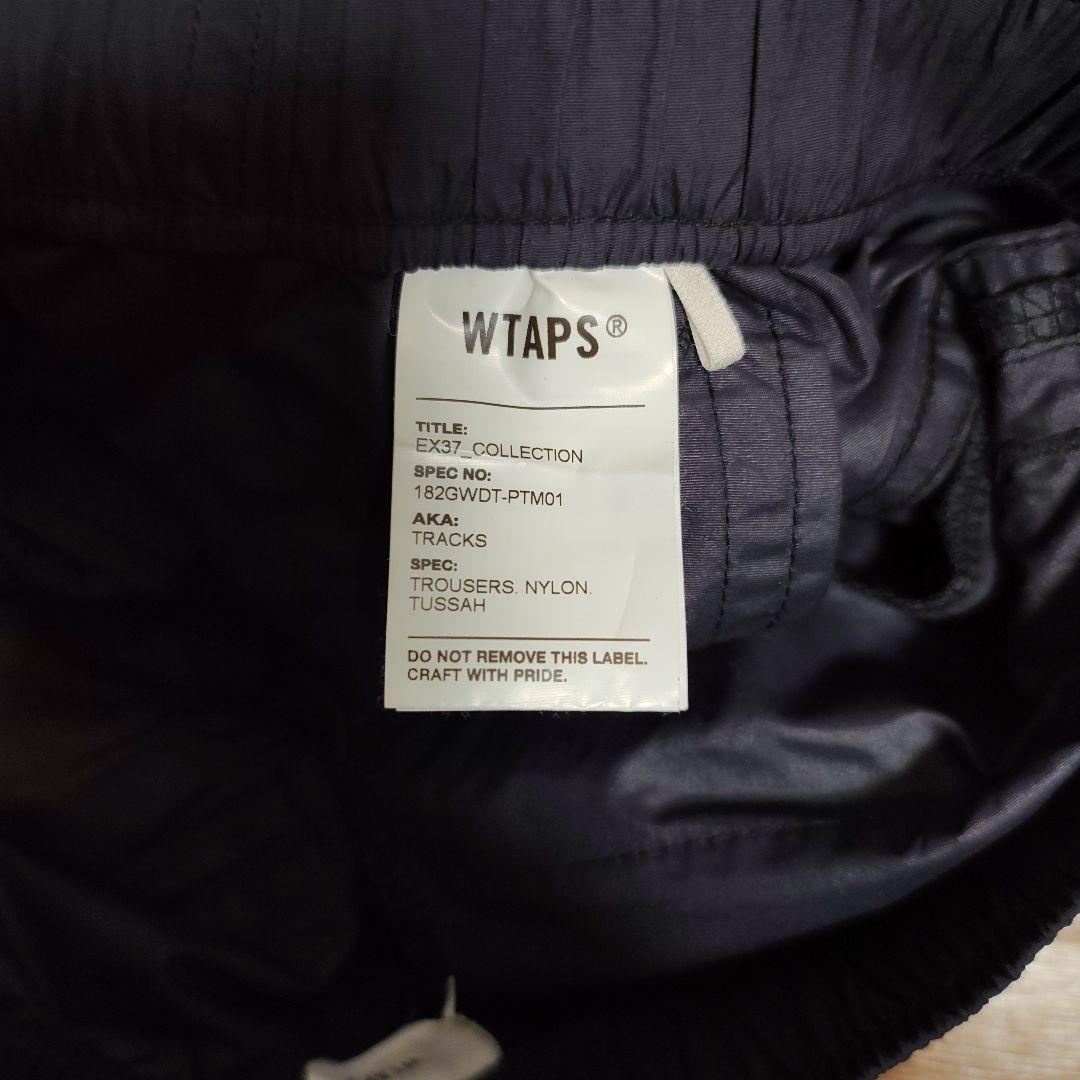 WTAPS ブラックネイビーカーゴパンツ 調整可能ウエスト