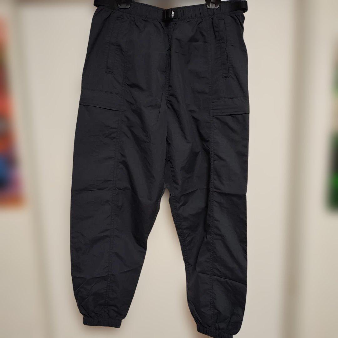 WTAPS ブラックネイビーカーゴパンツ 調整可能ウエスト