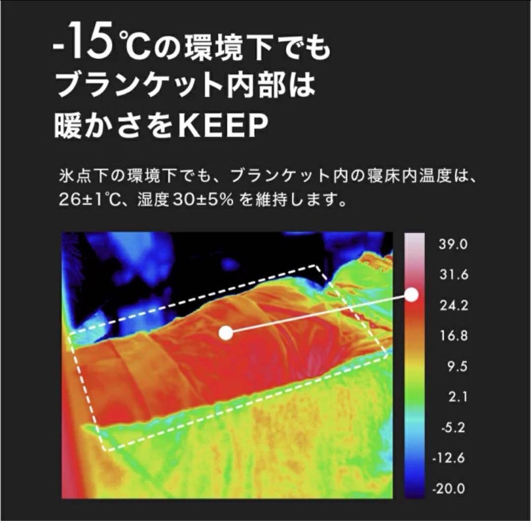 LUGH魔法瓶ブランケットLブラック