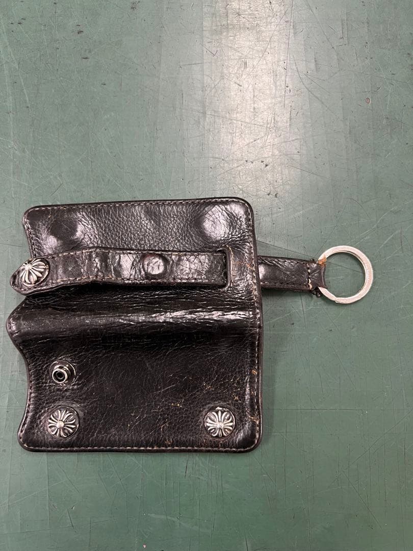 クロムハーツ　キーケース　クロスボタン