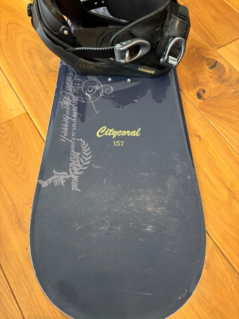 キスマーク スノーボード ビンディング セット 157cm L