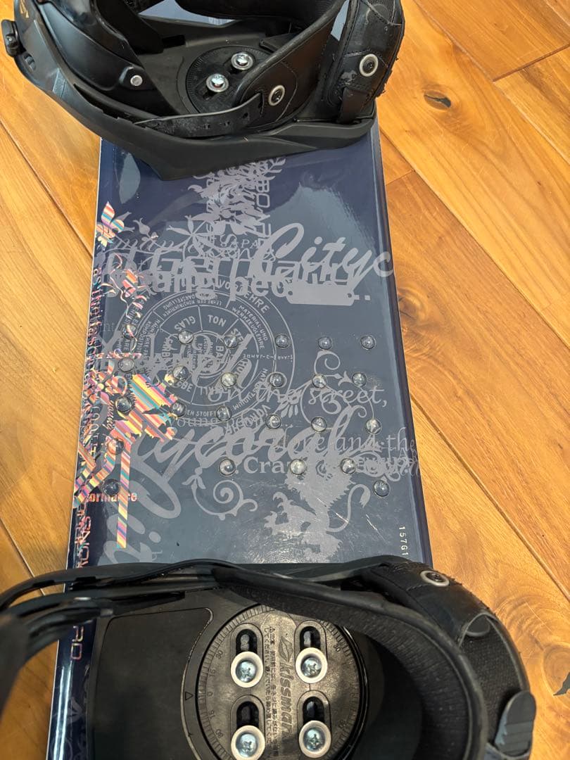 キスマーク スノーボード ビンディング セット 157cm L