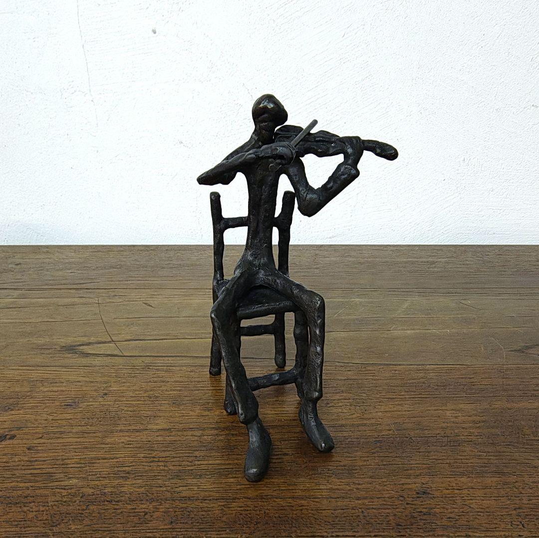 【Bronze Sculpture】音楽奏者 カルテット 四重奏 4体セット