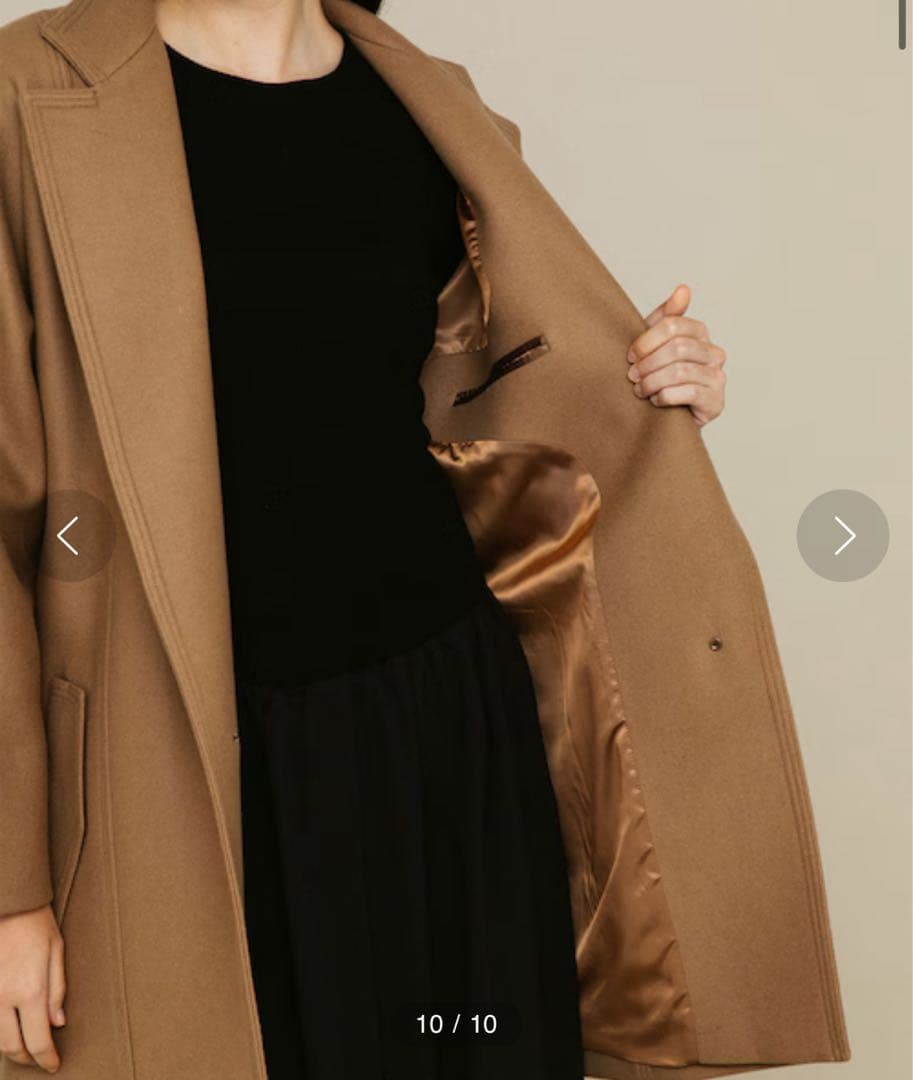 タグ付き新品未使用品 ELIN Melton single 1B coat