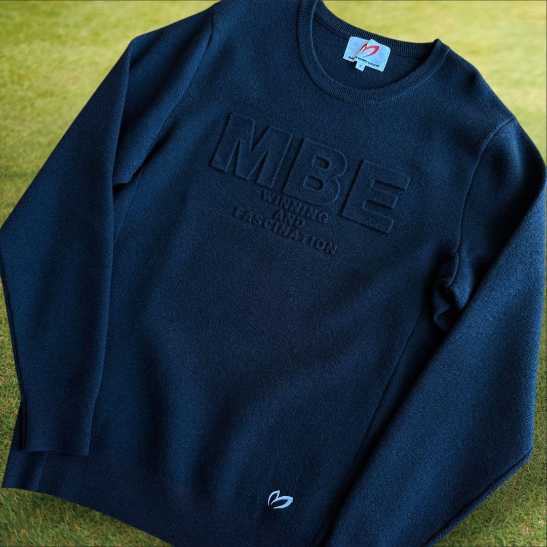 マスターバニー　 3D ニット　セーター　ダークグレー　M〜L相当　ウール混　4