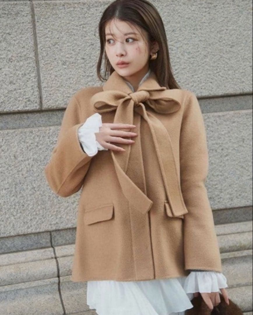 新品タグ付き SNIDEL リバーリボンジャケット